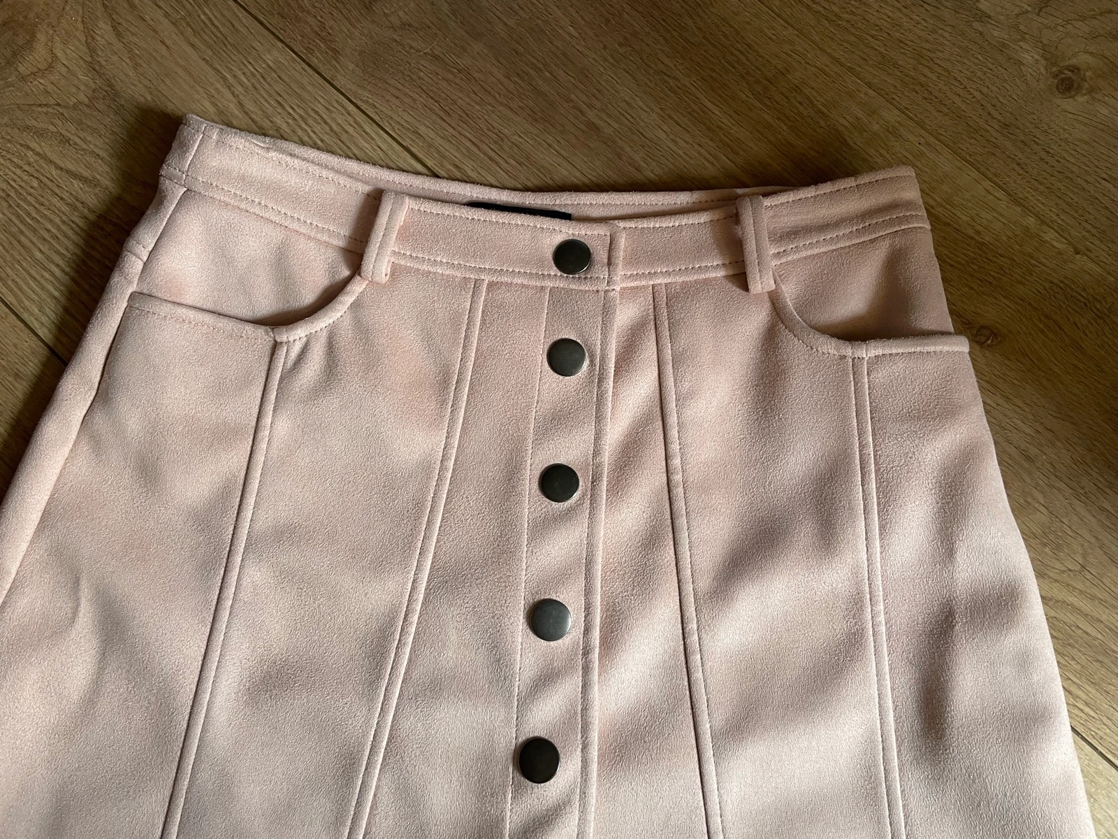 Saia com botões rosa Zara – photo 5